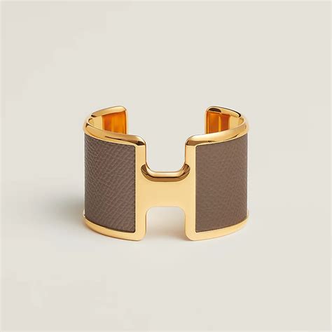 hermes silver cuff bracelet